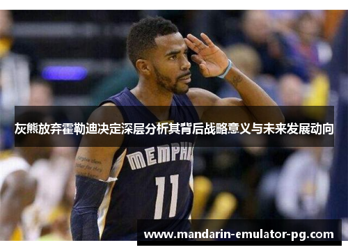 灰熊放弃霍勒迪决定深层分析其背后战略意义与未来发展动向