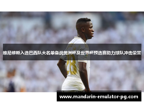 维尼修斯入选巴西队大名单备战美洲杯及世界杯预选赛助力球队冲击荣誉